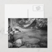 Pool unter der Wasserfall-Postkarte Postkarte (Vorne/Hinten)