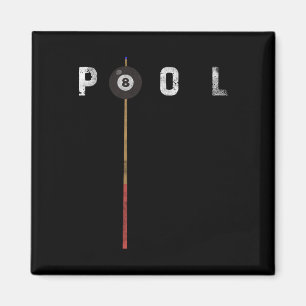 Pool Vintag Billard Billard Pool Player Funny Bill Magnet