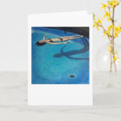 "Pool" von Trina Chow Karte (Gelbe Blume)