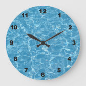 Pool Wall Clock Große Wanduhr (Vorderseite)