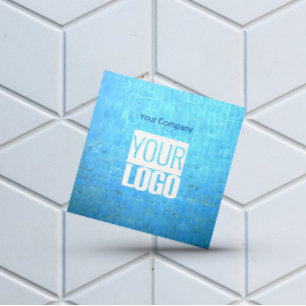 Pool Wasser addieren QR Quadratische Visitenkarte