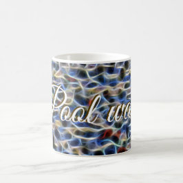 Pool Wasser ein Kunstkonzept von Glitch2 Designs Kaffeetasse