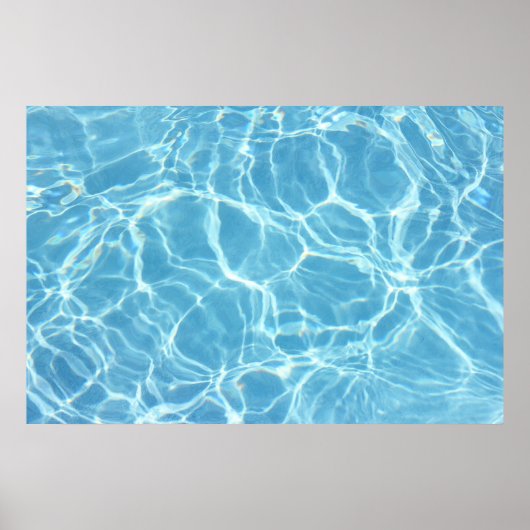 Pool Wasserkanvas drucken Poster (Vorne)