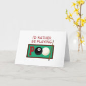 Pool Word Karte (Gelbe Blume)