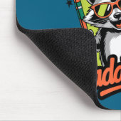 Pool-Zeit Madafakas lustiger Waschbär-Billardspiel Mousepad (Ecke)