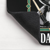 Pool-Zeit Madafakas lustiger Waschbär-Billardspiel Mousepad (Ecke)