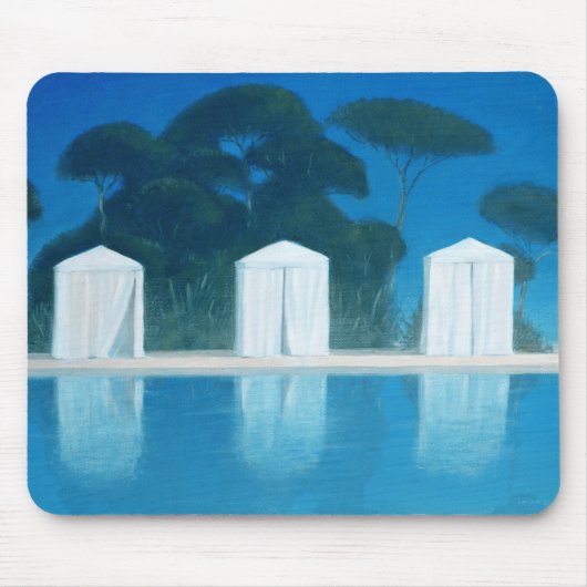 Pool-Zelte Mousepad (Vorne)