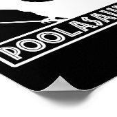 Poolasaurus Billardspieler Dinosaurier Snooker Ach Poster (Ecke)