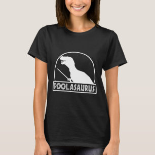 Poolasaurus Billardspieler Dinosaurier Snooker Ach T-Shirt