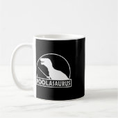 Poolasaurus Billiard Player Dinosaur Snooker Acht Kaffeetasse (Links)