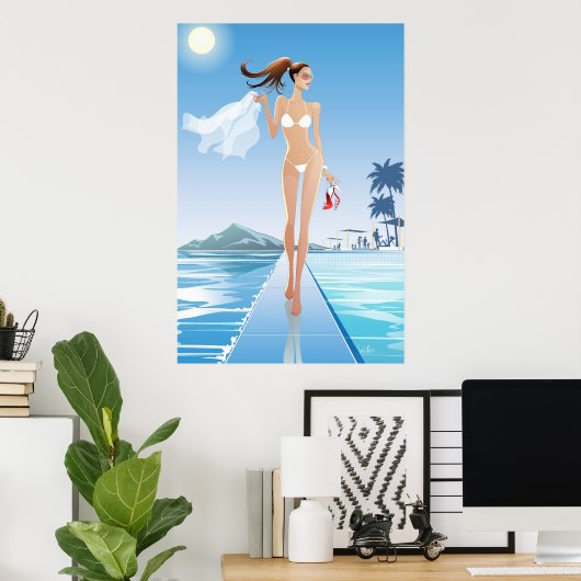 Poolbahn Poster (Heimbüro)