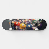 Poolball-Stil Skateboard (Horizontal)