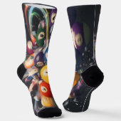 Poolball-Stil Socken (Gewinkelt)