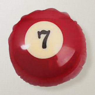 "Poolballentwurfsgeschenke und -produkte des Balls Rundes Kissen