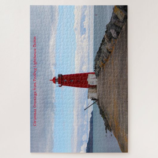 Poolbeg Leuchtturm Dublin. Jigsaw Puzzle (Vertikal)
