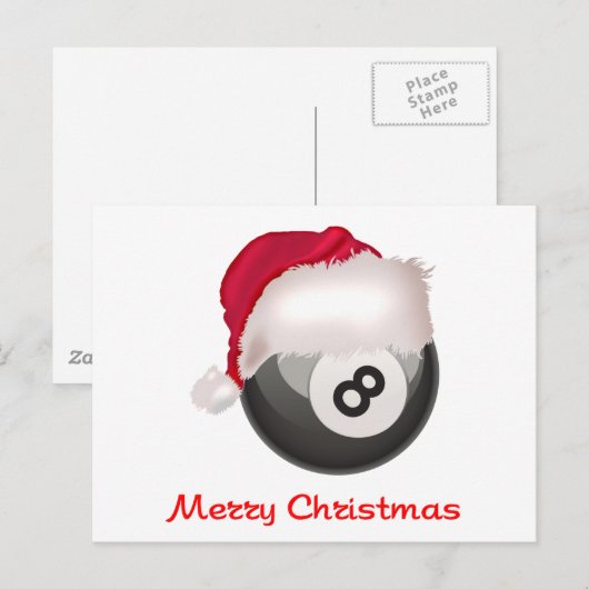 PoolChick frohe Weihnachten Santaball (Vorne/Hinten)