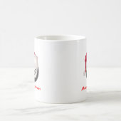PoolChick frohe Weihnachten Santaball Kaffeetasse (Mittel)