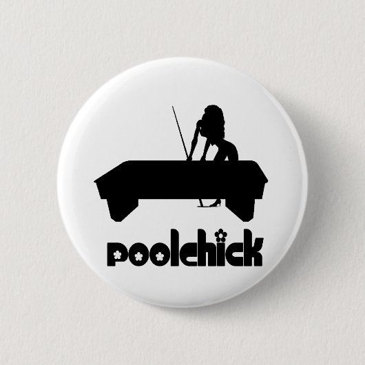 PoolChick Logo Button (Vorderseite)