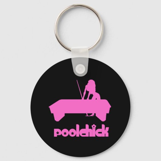 PoolChick-Logo Schlüsselanhänger (Vorderseite)