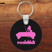 PoolChick-Logo Schlüsselanhänger (Vorderseite)