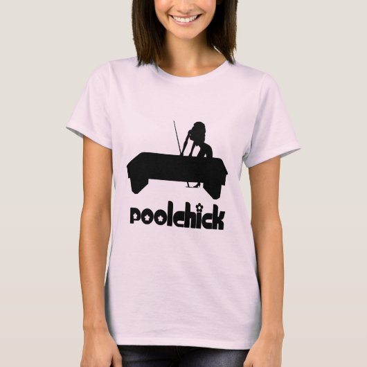 PoolChick-Logo T-Shirt (Vorderseite)