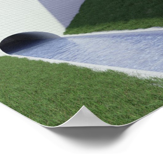 Poolcore: Clear Gutter, Poster (Ecke)