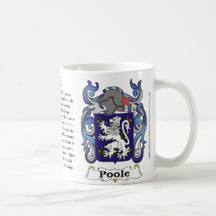 Poole Familien-Wappen Tasse
