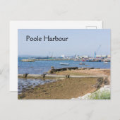 Poole Harbour Postkarte (Vorne/Hinten)