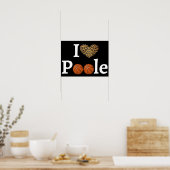 Poole Party Cheetah Pattern Poster (Küche)
