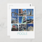 Poole Postkarte (Vorne/Hinten)
