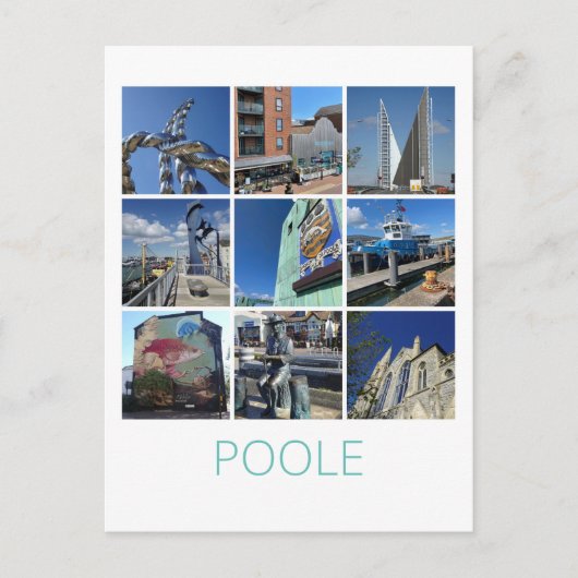 Poole Postkarte (Vorderseite)