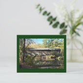 Poole's Mill Bridge and Reflektion Postkarte (Stehend Vorderseite)