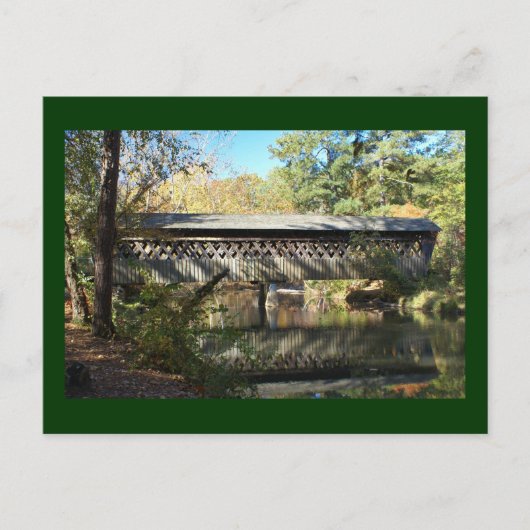 Poole's Mill Bridge and Reflektion Postkarte (Vorderseite)