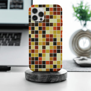Poolfliesen, braune Mosaikfliesen, geometrisches M Case-Mate iPhone Hülle