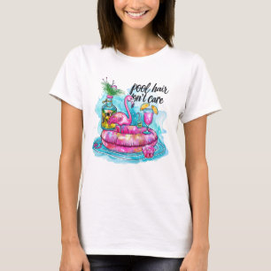Poolfrisur ist egal  T-Shirt