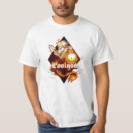 Poolgod Neptun T-Shirt (Vorderseite)