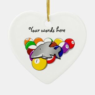 Poolhaifisch Keramik Ornament