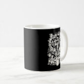 PoolHall Junkies HUSTLER Billiards Pool Player Des Kaffeetasse (VorderseiteRechts)