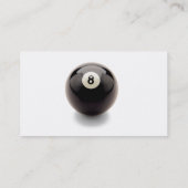 Poolhallenkarte des Balls acht des Treuekarte (Rückseite)