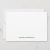 Poolparty-Einladungen Einladung (Rückseite)