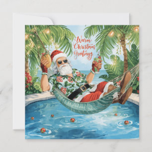 Poolparty Frohe Weihnachten Tropischer Weihnachtsm