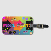 Poolparty gepäckanhänger (Vorderseite (Horizontal))