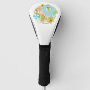Poolparty Mädchen im Bikini Sommer Strand Golf Headcover