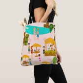 Poolparty Tropischer Strand Tasche (Von Nahem)