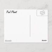 Poolplanet1 Postkarte (Rückseite)
