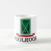 Poolroom Billard Klassik 8 Ball Kaffeetasse (Mittel)