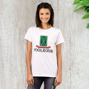 Poolroom Billard Klassik 8 Ball T-Shirt