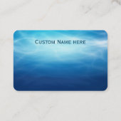 Pools Warme Wannen Wellness-Center Custom Business Visitenkarte (Rückseite)