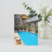 Poolseite in Kolumbien Postkarte (Stehend Vorderseite)