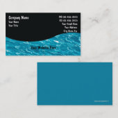 Poolservice-Karten Visitenkarte (Vorne/Hinten)